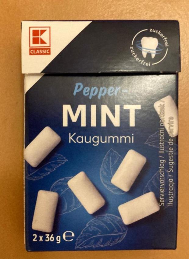 Fotografie - Peppermint kaugummi K-Classic