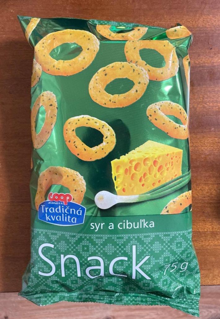 Fotografie - Snack sýr a cibulka Coop Jednota