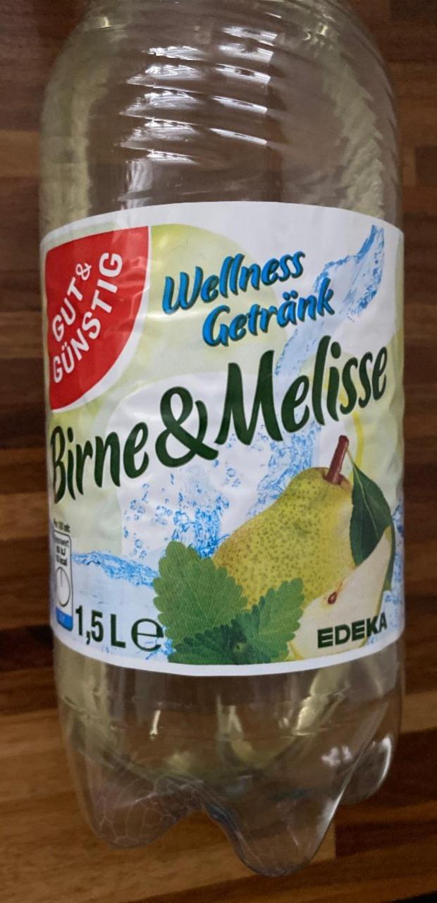 Fotografie - Wellness getränk birne & melisse Gut&Günstig