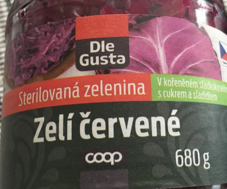 Fotografie - Dle gusta Zelí červené v kořeněném sladkokyselém nálevu s cukrem a sladidlem Coop