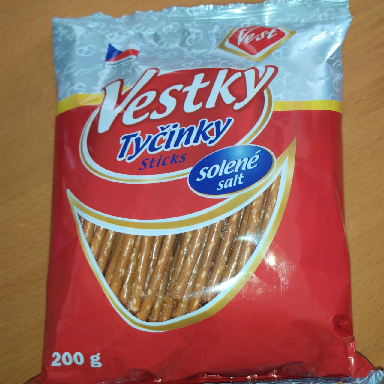 Fotografie - Vestky tyčinky solené Vest