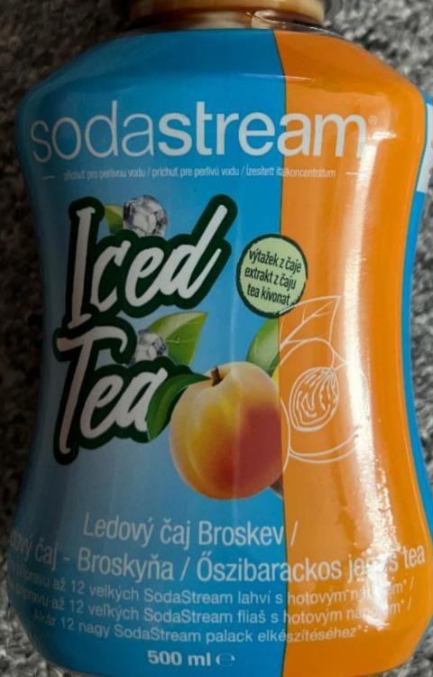 Fotografie - Iced Tea Ledový čaj Broskev Sodastream