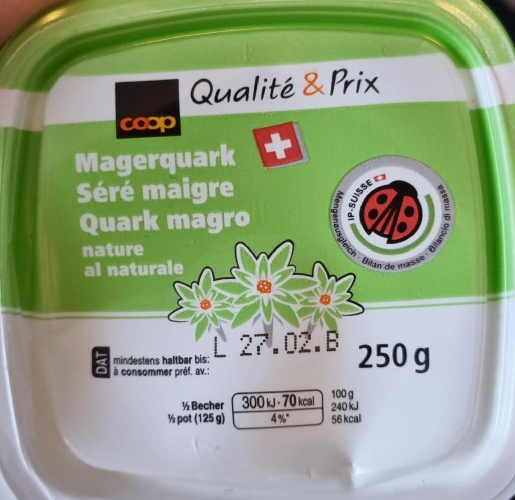 Fotografie - Magerquark nature Coop Qualite & Prix