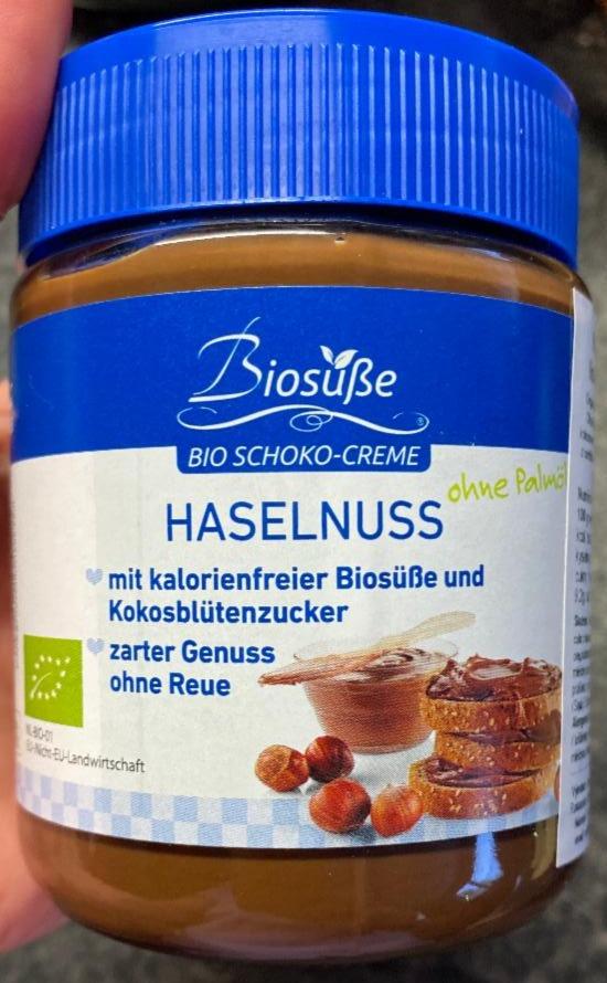 Fotografie - Bio Schoko-Creme Haselnuss Biosüße