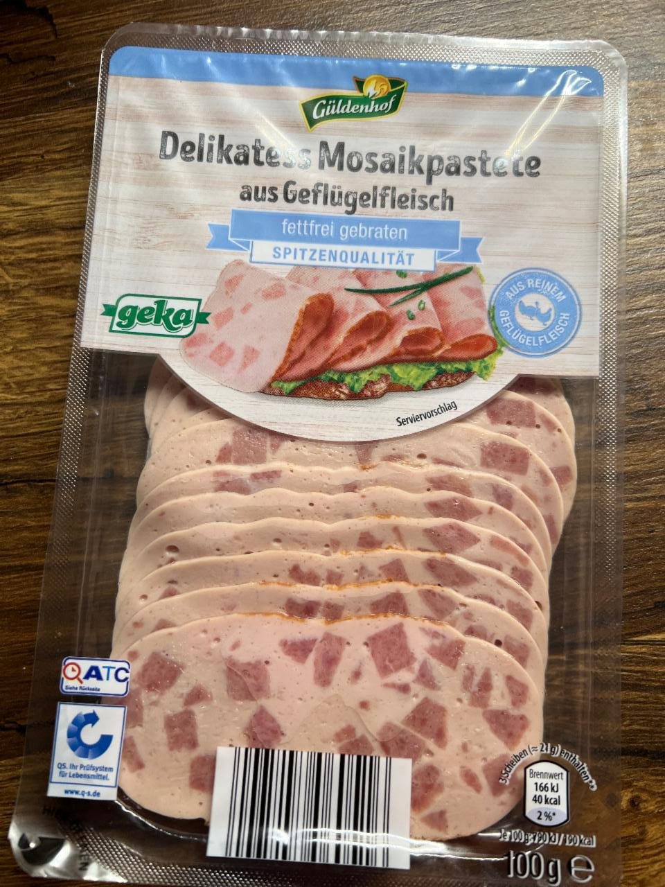 Fotografie - Delikatess Mosaikpastete aus Geflügelfleisch Güldenhof