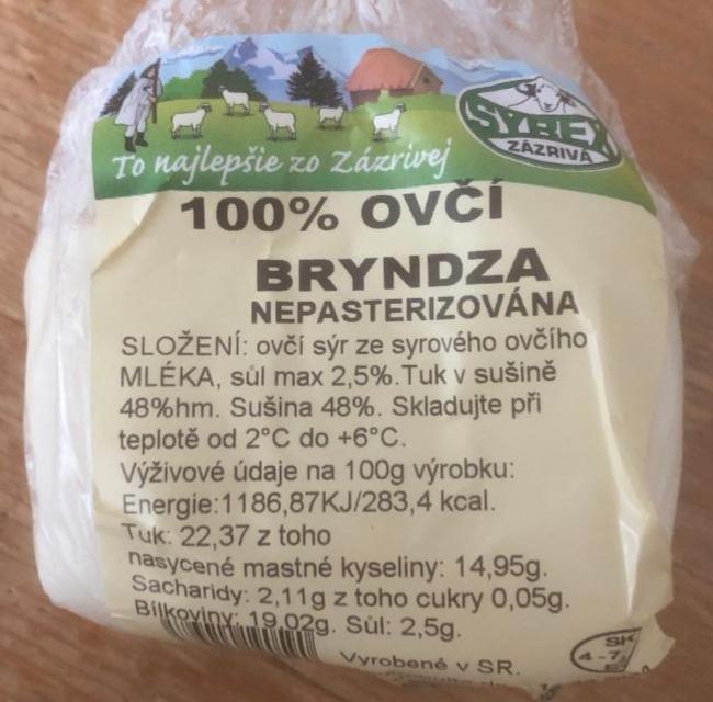 Fotografie - 100% Ovčí Bryndza nepasterizována Syrex Zázrivá