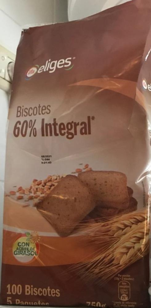 Fotografie - Biscotes 60% integral Ifa eliges