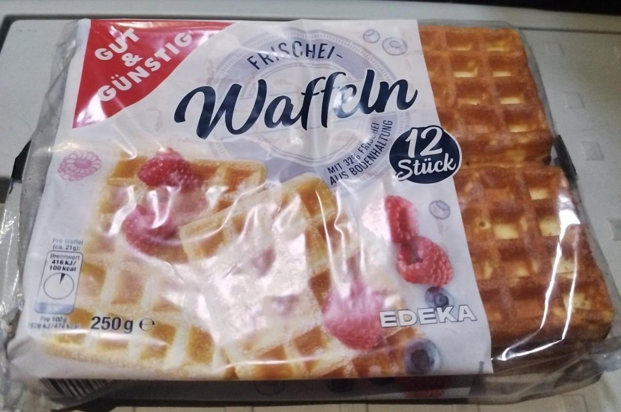 Fotografie - Frischei-Waffel Gut & Günstig