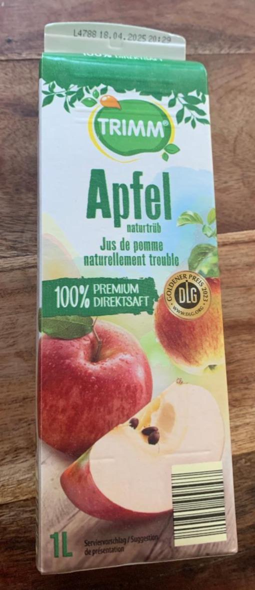 Fotografie - Apfel naturtrüb 100% premium direktsaft Trimm