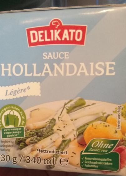 Fotografie - Sauce Hollandaise Légère Delikato