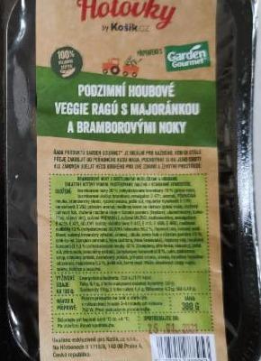 Fotografie - Podzimní houbové veggie ragú s majoránkou a bramborovými noky Hotovky Košík.cz