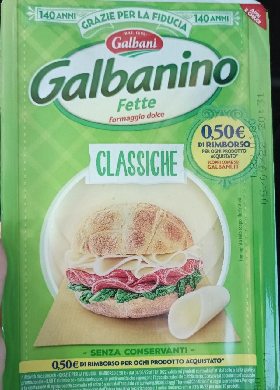 Fotografie - Galbanino Fette Formaggio Dolce Classiche Galbani