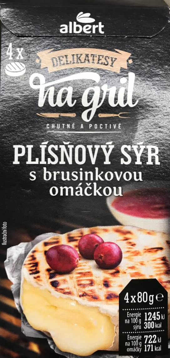 Fotografie - Plísňový sýr s brusinkovou omáčkou Albert