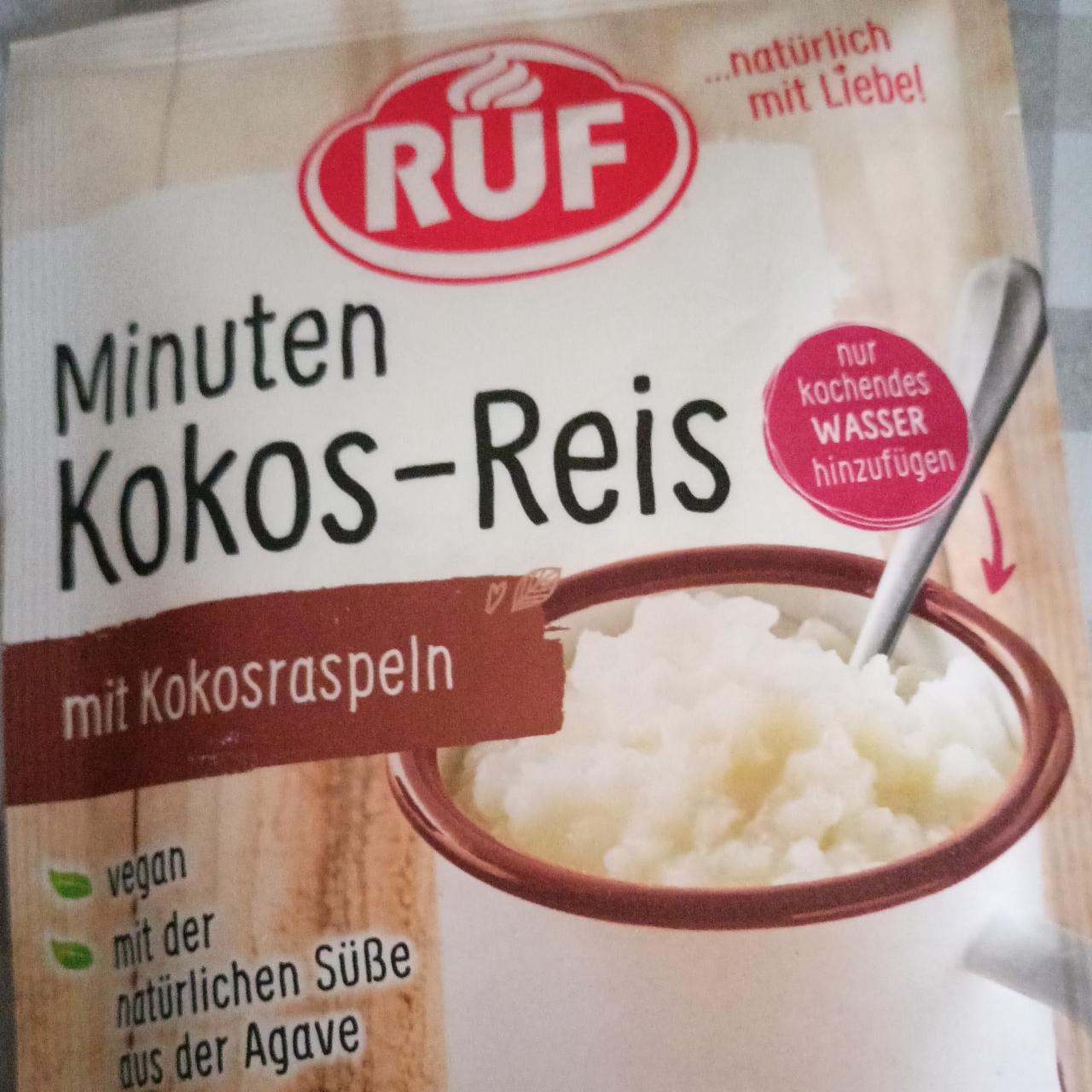 Fotografie - Minuten Kokos - Reis mit Kokosraspeln RUF