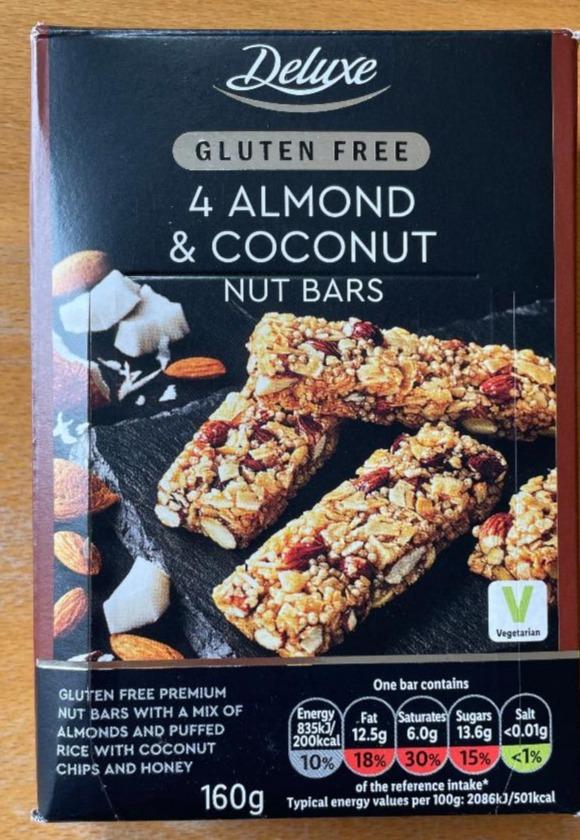 Fotografie - 4 Almond & Coconut Nut Bars Deluxe