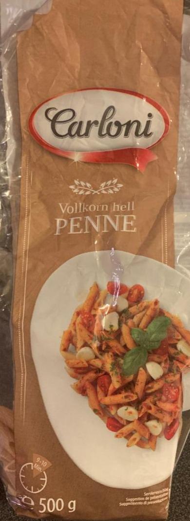 Fotografie - Penne Carloni vollkorn hell