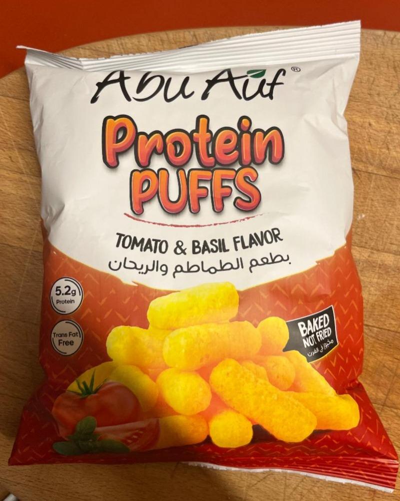 Fotografie - Protein Puffs Tomato & Basil Flavor Abu Auf