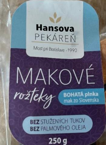 Fotografie - Makové rožteky Hansova Pekáreň