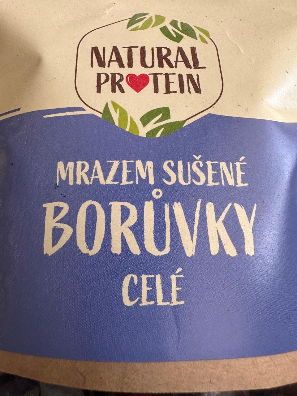 Fotografie - Mrazem sušené borůvky celé Natural protein