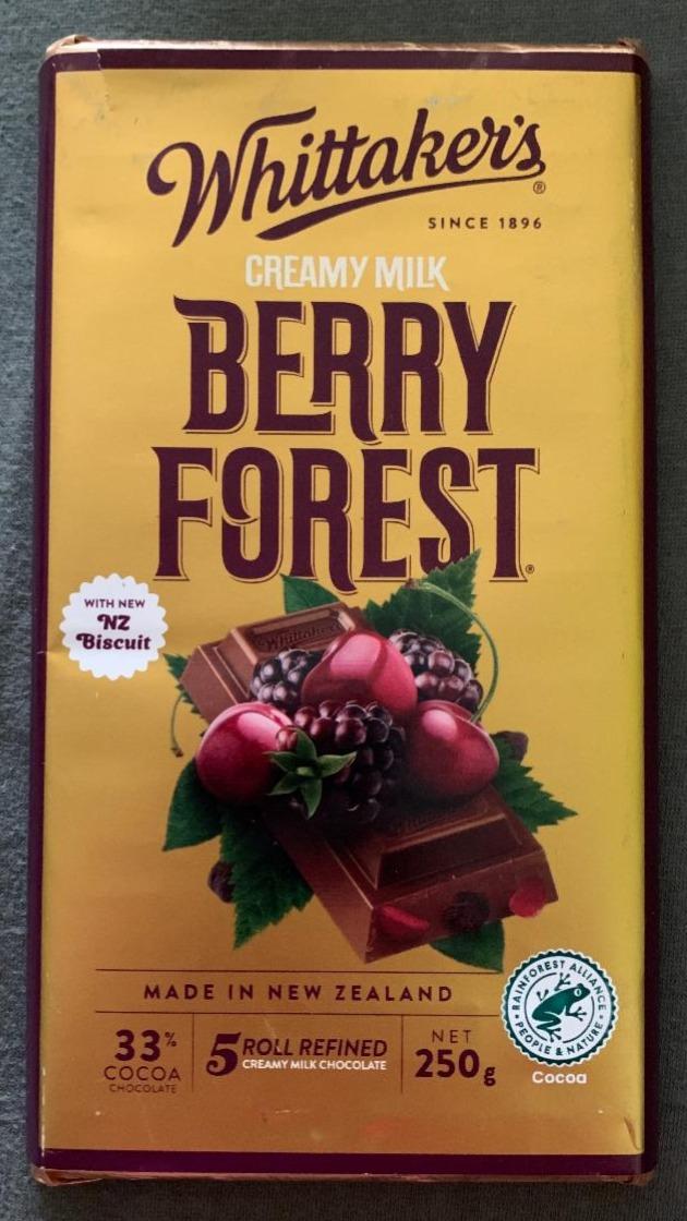 Fotografie - Creamy Milk Berry Forest Whittaker's