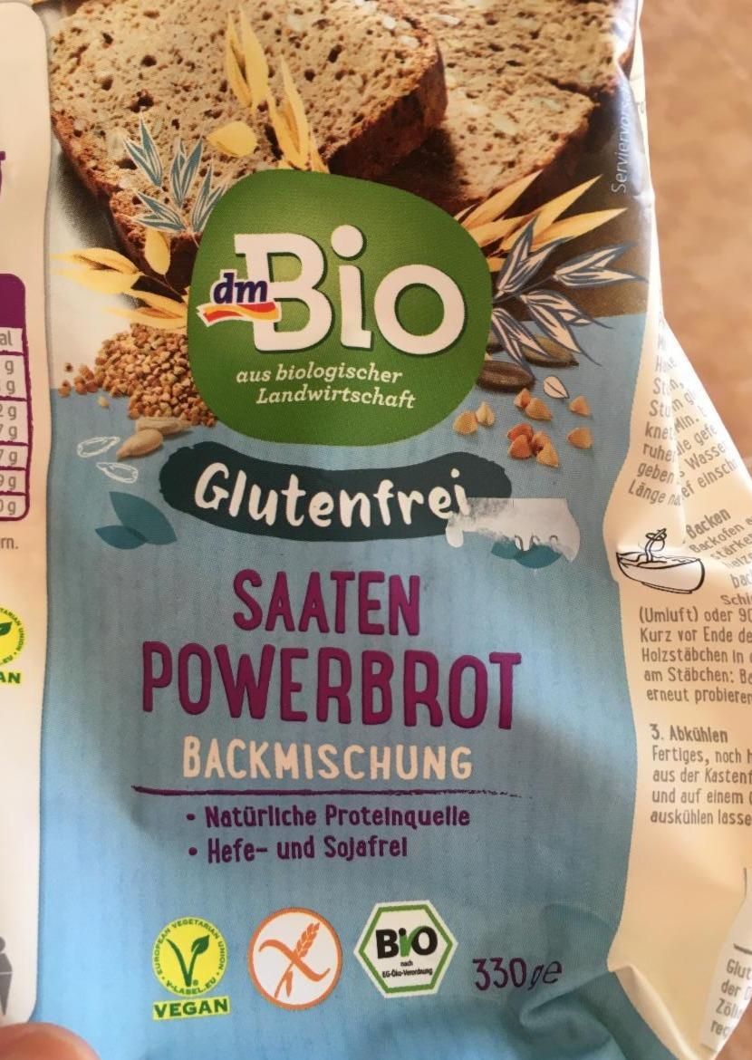 Fotografie - Saaten Powerbrot Backmischung glutenfrei dmBio