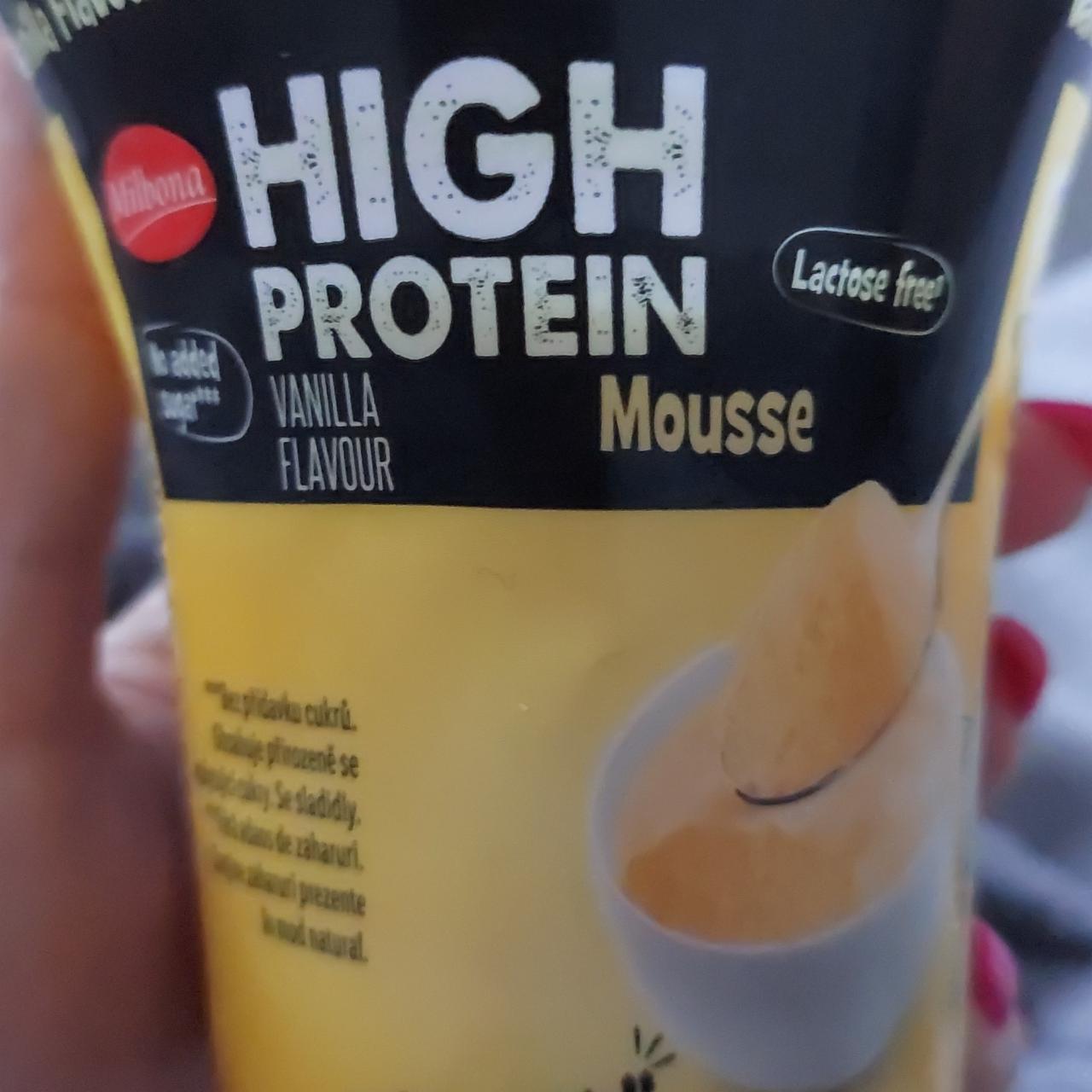 Fotografie - High protein mousse vanilla flavour Milbona