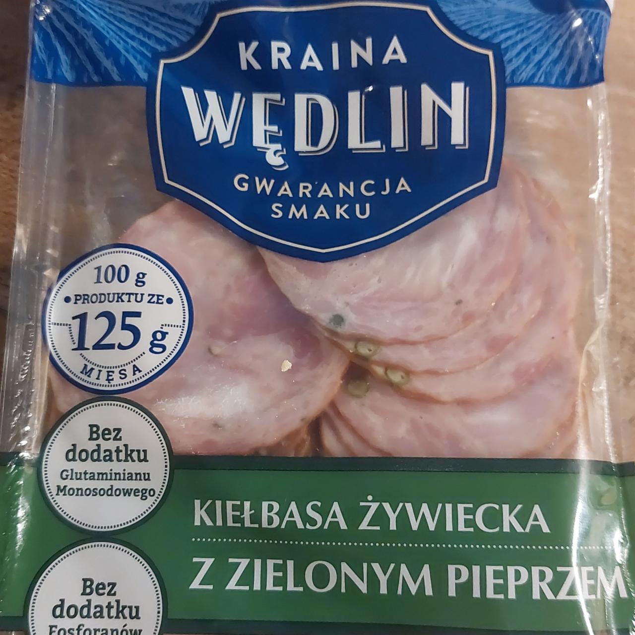 Fotografie - Kielbasa zywiecka z zielonym pieprzem Kraina Wędlin