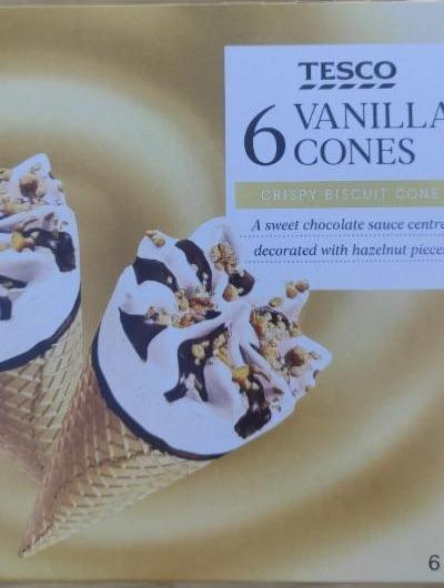 Fotografie - 6 Vanilla Cones Tesco