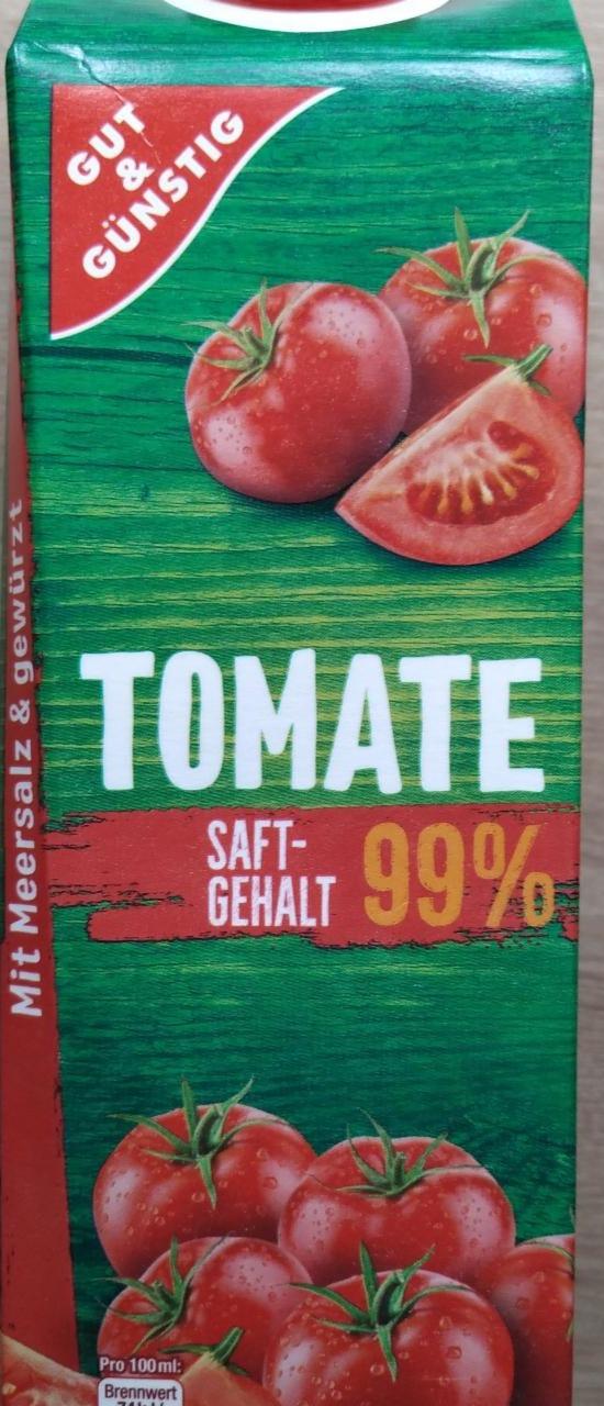 Fotografie - Tomatensaft Gut & Günstig