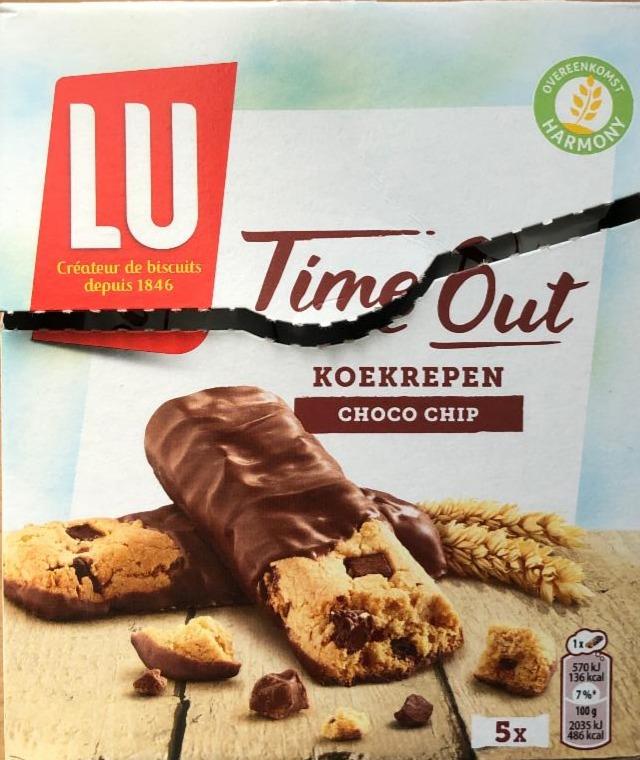 Fotografie - Time Out Koekrepen choco chip LU