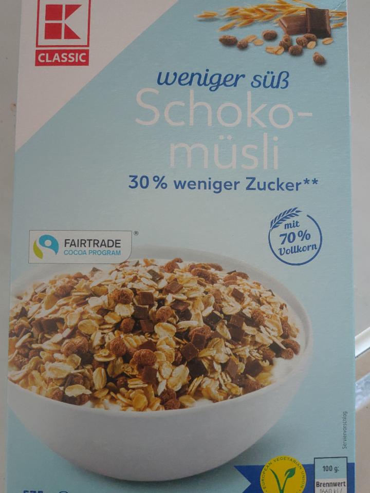 Fotografie - weniger süß Schoko-müsli K-Classic