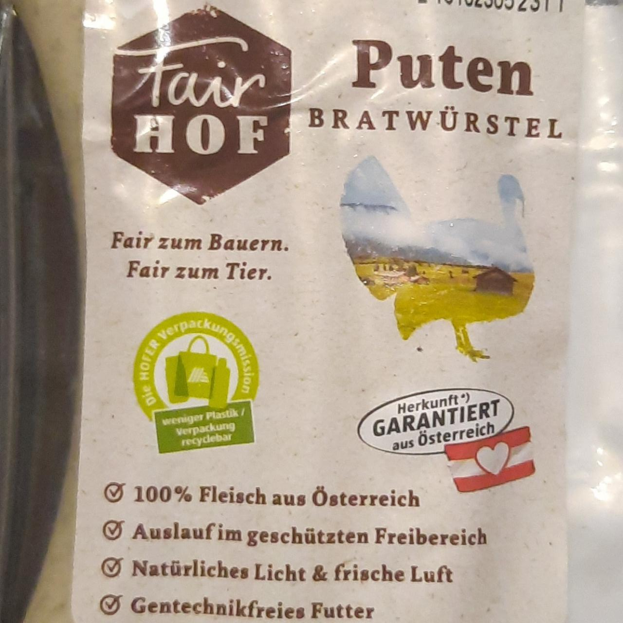 Fotografie - Puten bratwurstel FairHof