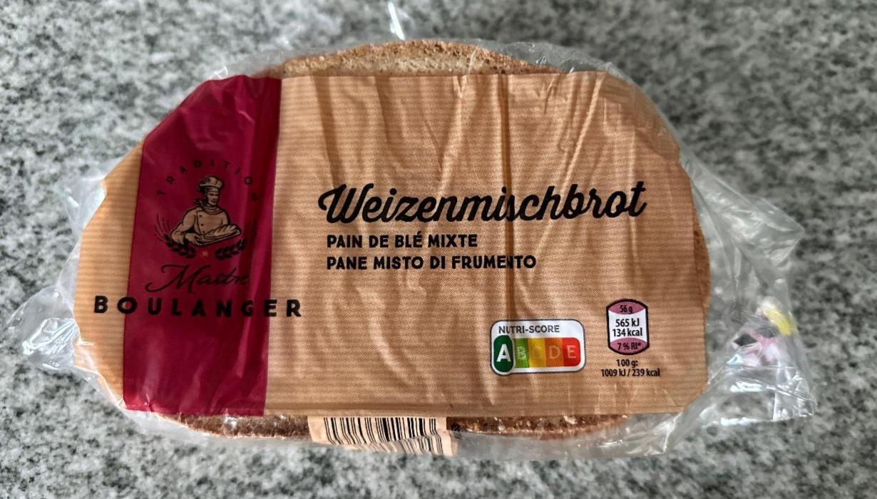 Fotografie - Weizenmischbrot Maestro Boulanger