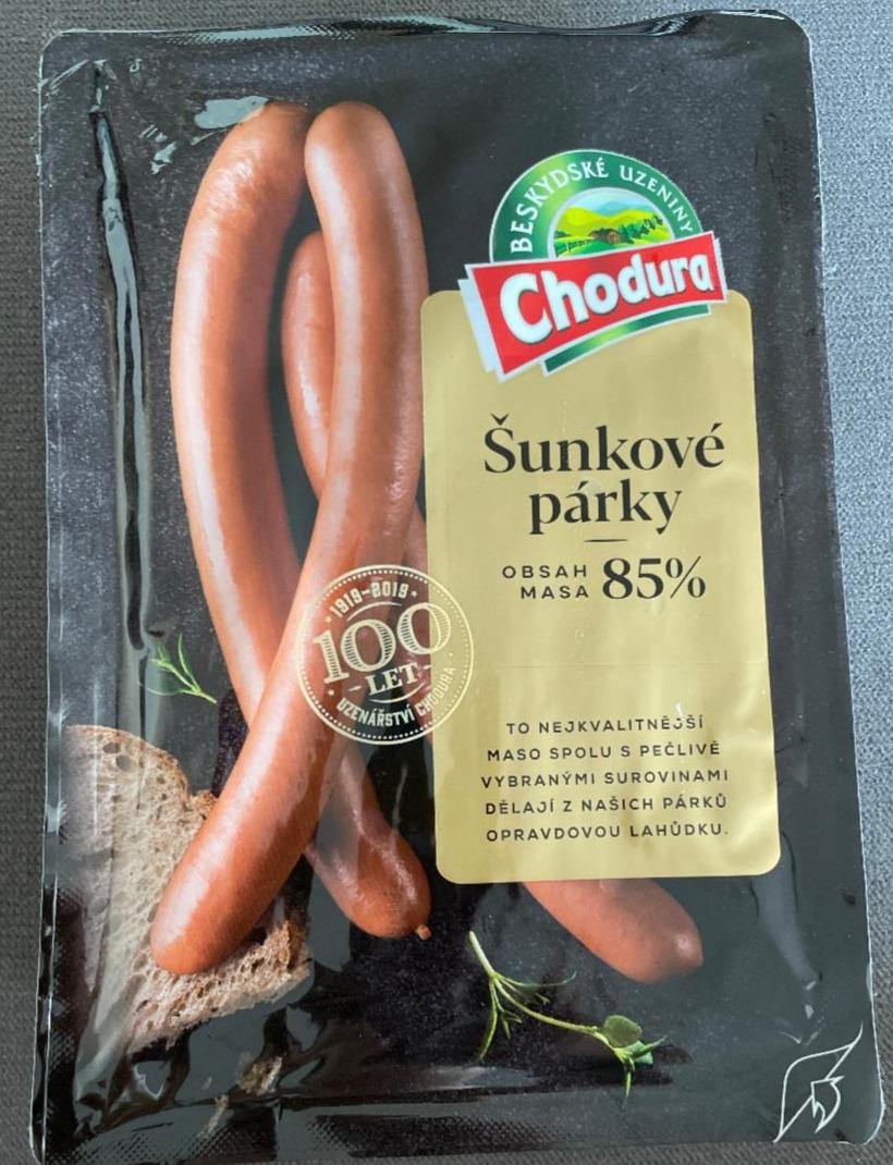 Fotografie - Šunkové párky 85% Chodura