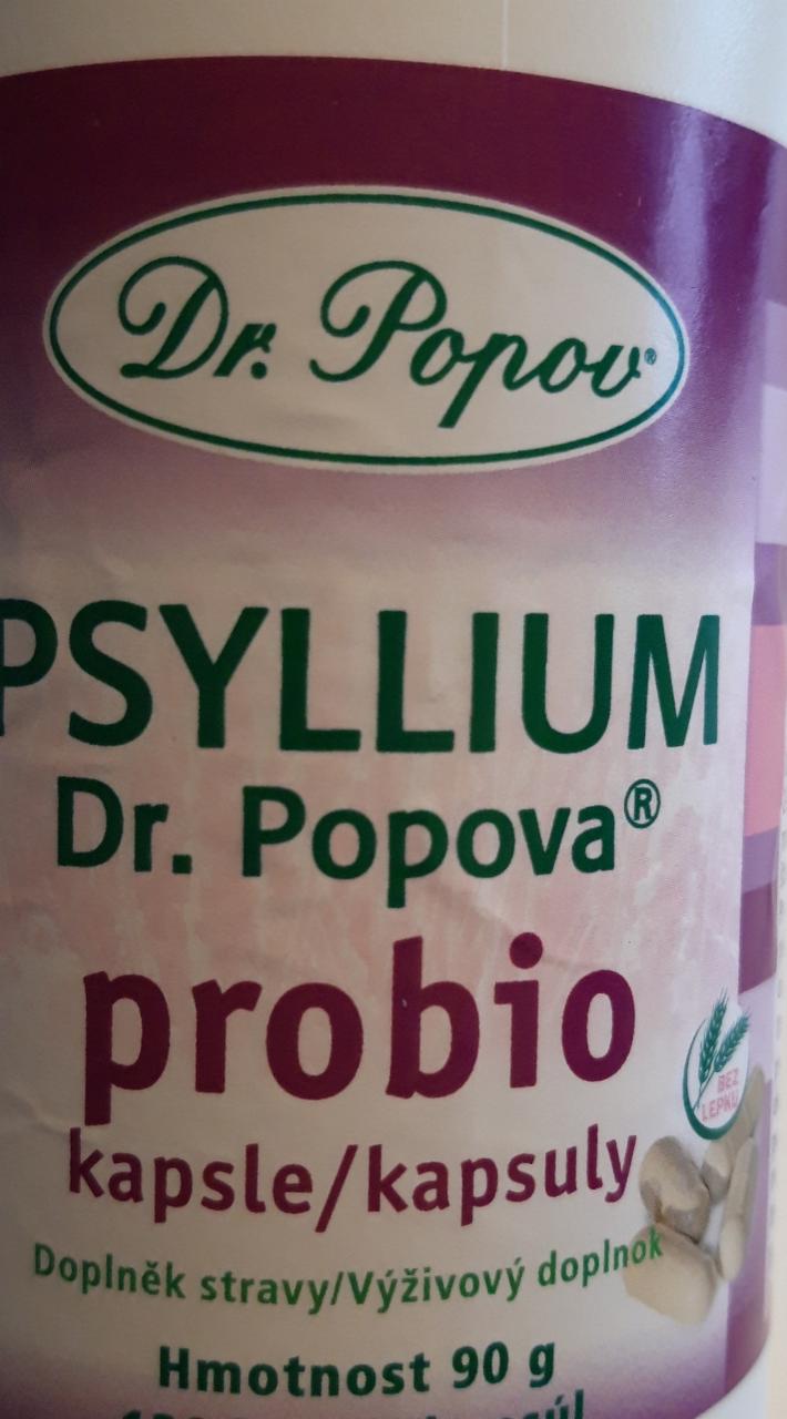 Fotografie - Psyllium Dr. Popov probio kapsle vlákniny