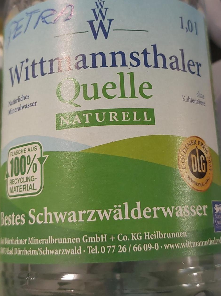 Fotografie - Quelle naturell Wittmannsthaler