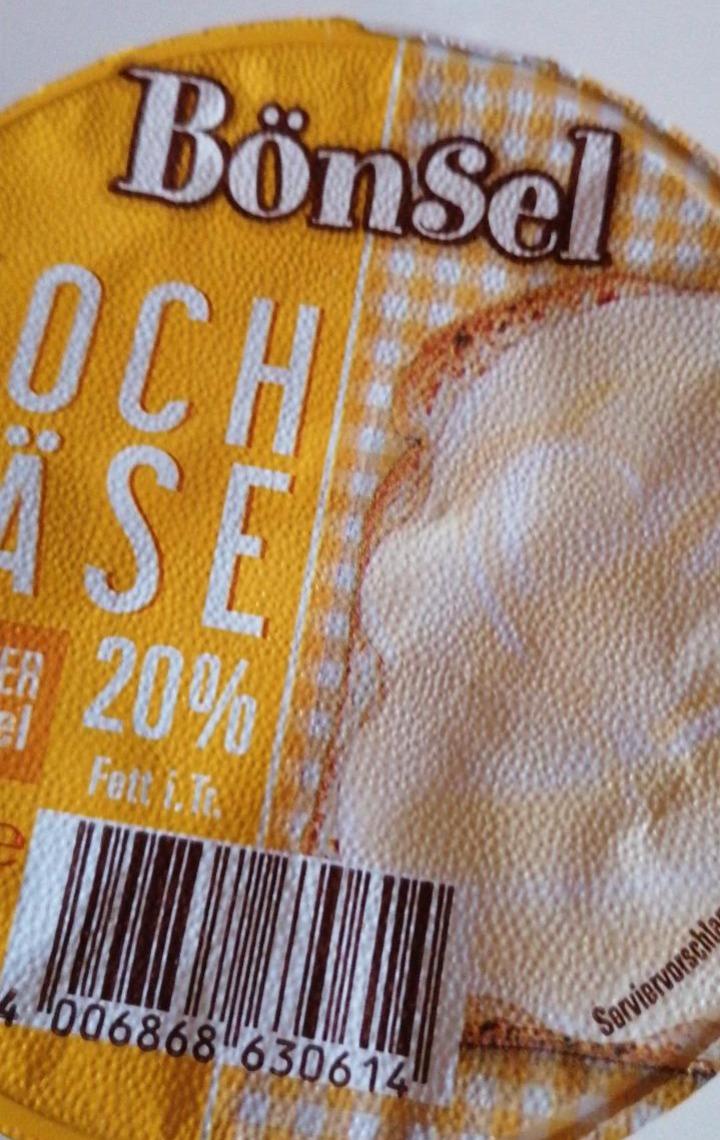 Fotografie - Kochkäse ohne Kümmel, 20% Fett i. Tr. Bönsel