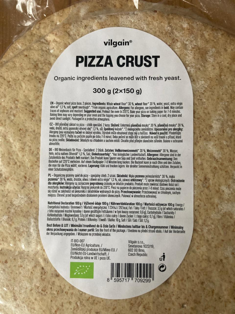 Fotografie - Pizza Crust Vilgain