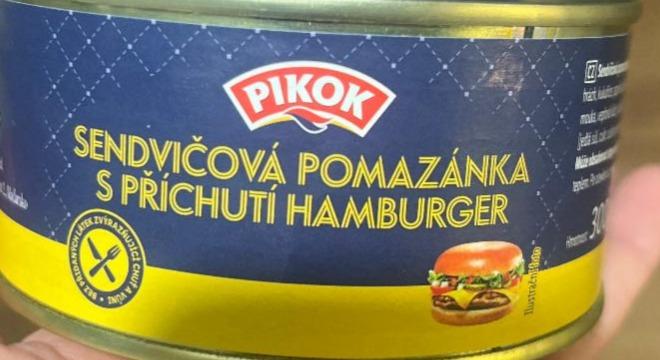 Fotografie - Sendvičová pomazánka s příchutí hamburger Pikok