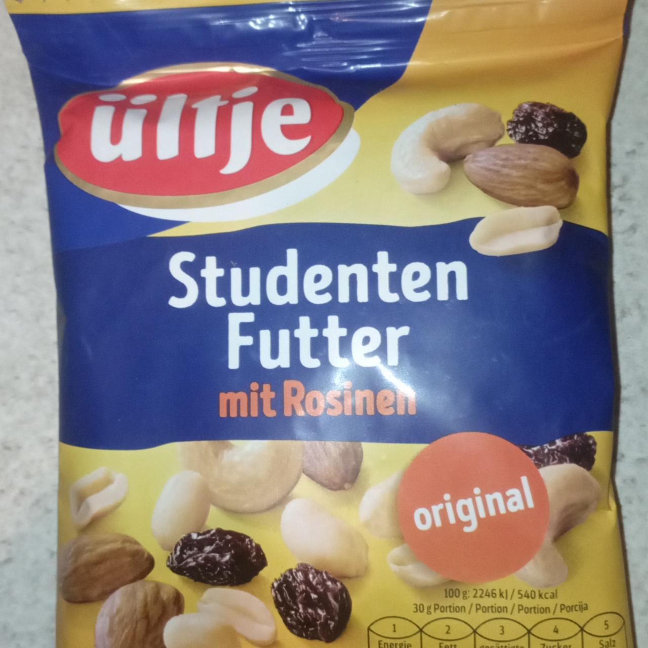 Fotografie - Studenten Futter mit Rosinen Ültje