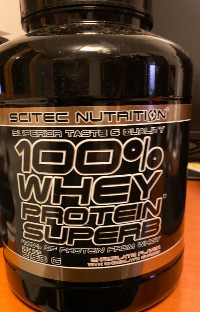 Fotografie - 100% whey proteín superb čokoládový Scitec Nutrition