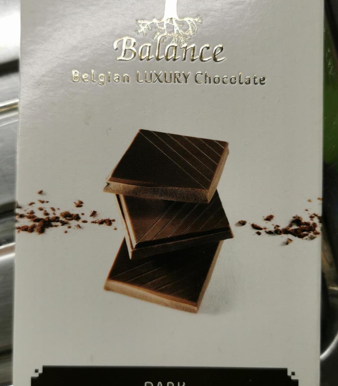 Fotografie - Luxury chocolate dark 93% less sugar Balance