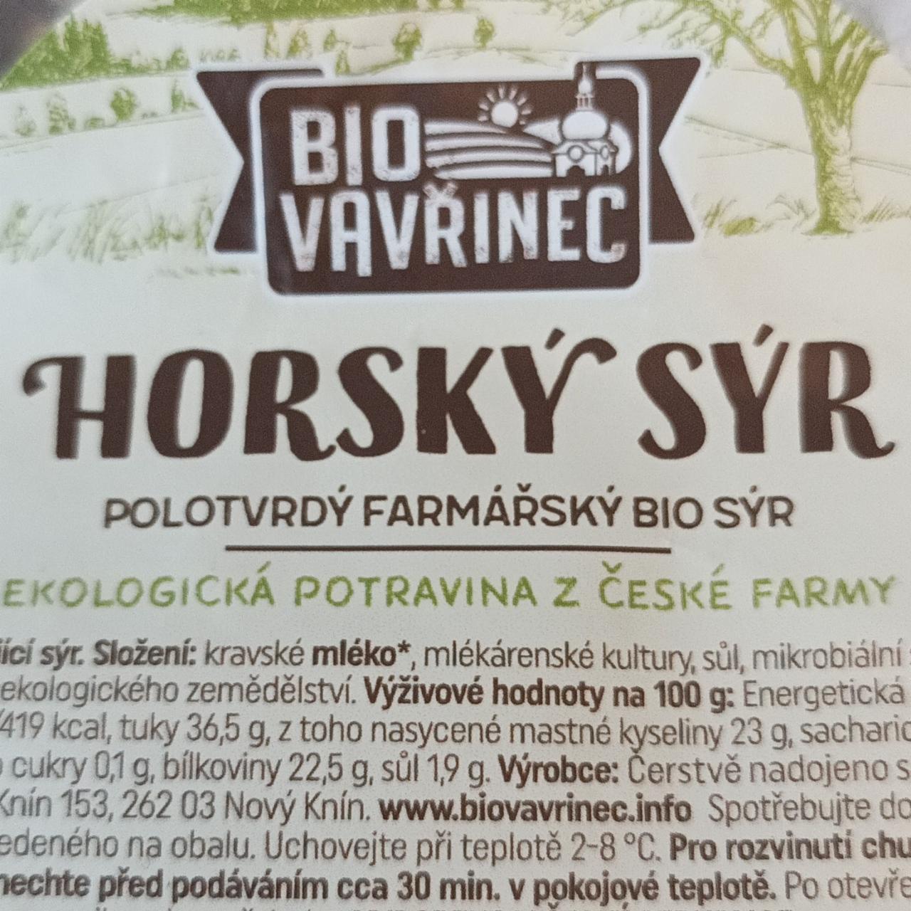 Fotografie - Horský sýr Bio Vavřinec