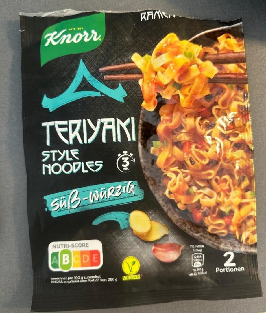 Fotografie - Teriyaki style noodles süß-würzig Knorr