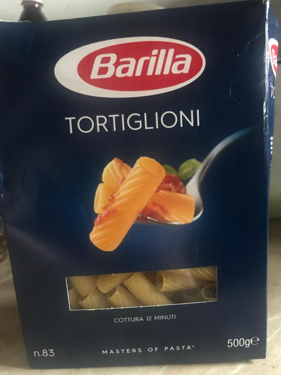 Fotografie - Pasta Tortiglioni Durum Wheat Semolina Barilla