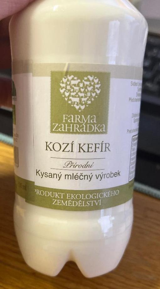 Fotografie - Kozí kefír přírodní Farma Zahrádka