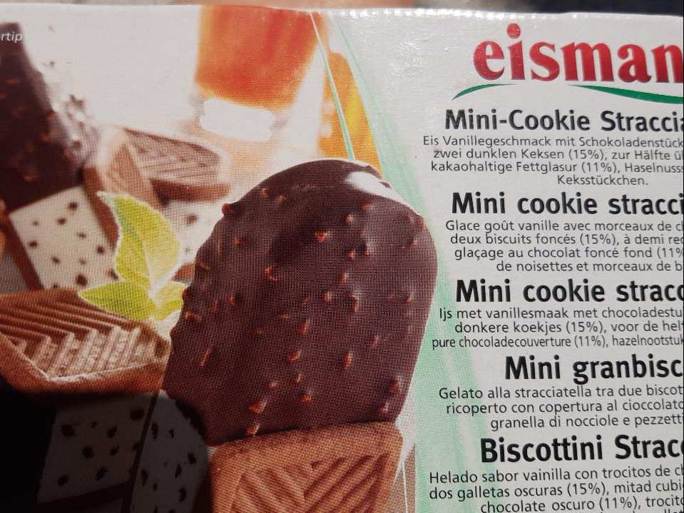 Fotografie - Mini - Cookie Stracciatella Eismann