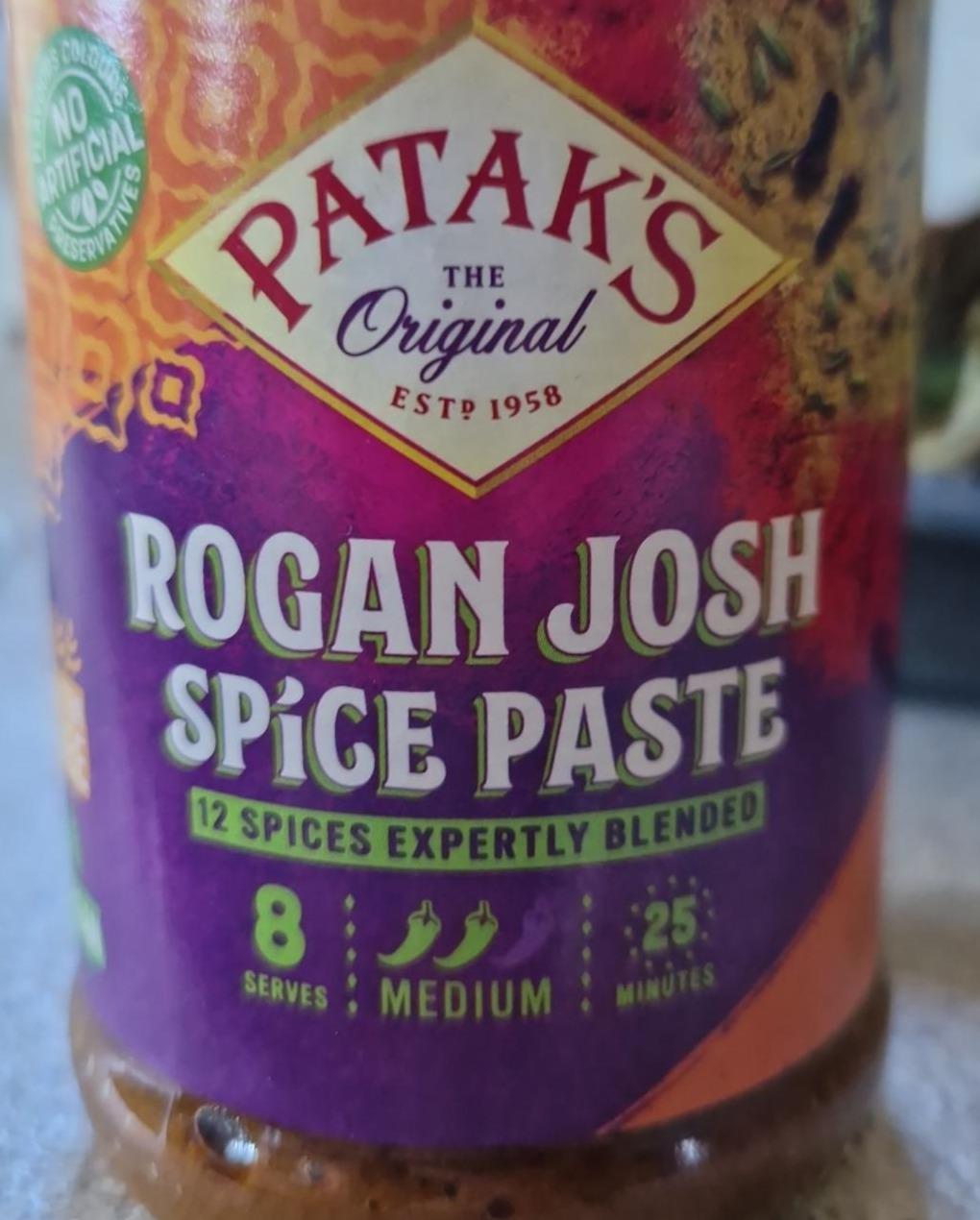 Fotografie - Rogan Josh Spice Paste Patak's