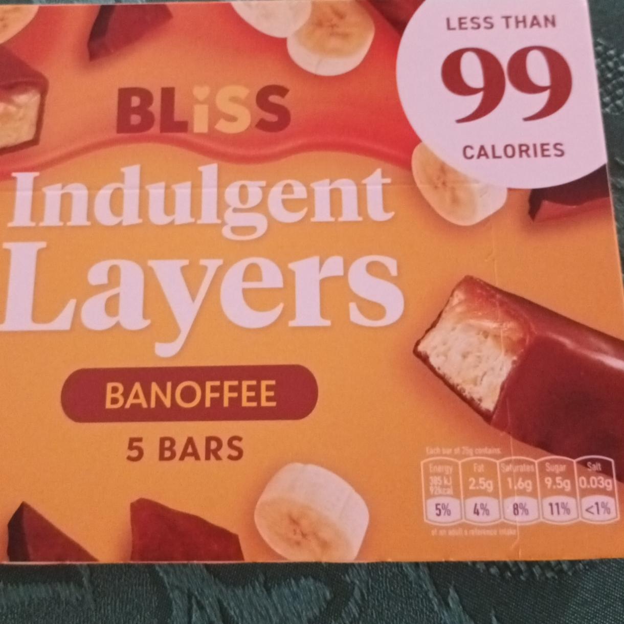 Fotografie - Indulgent Layers Banoffee 5 bars Bliss