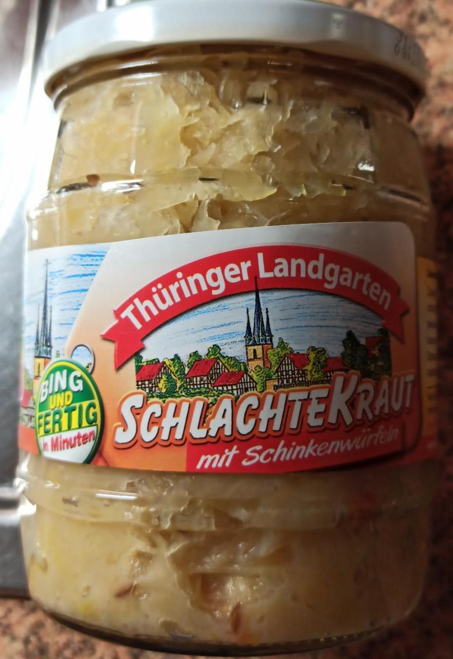 Fotografie - Schlachtekraut mit Schinkenwürfeln Thüringer Landgarten